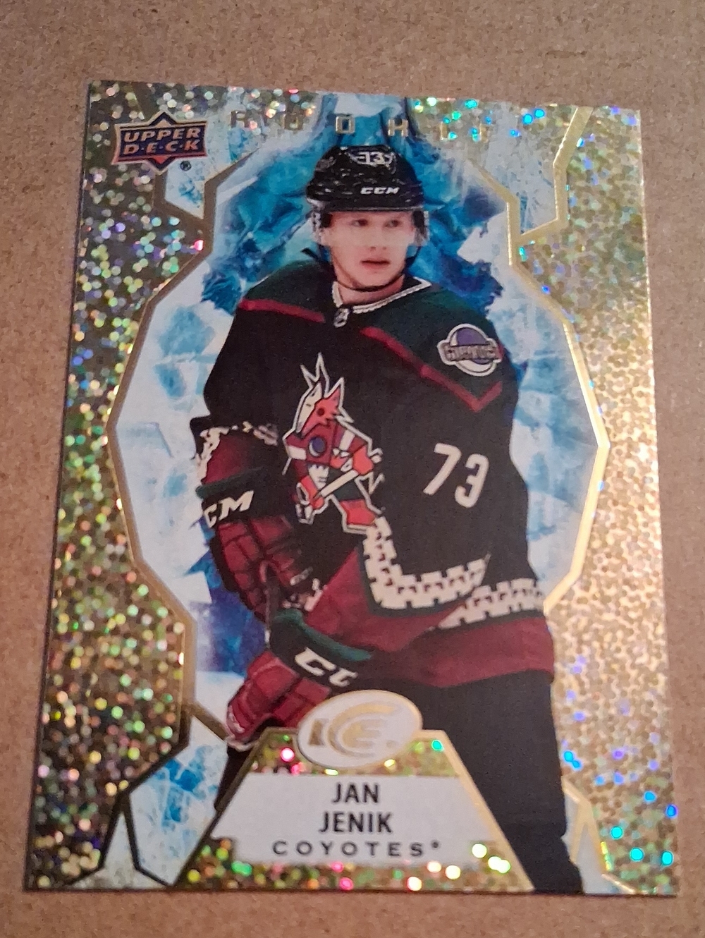Jan Jenik Coyotes Hockey Trading Card - Black/Maroon